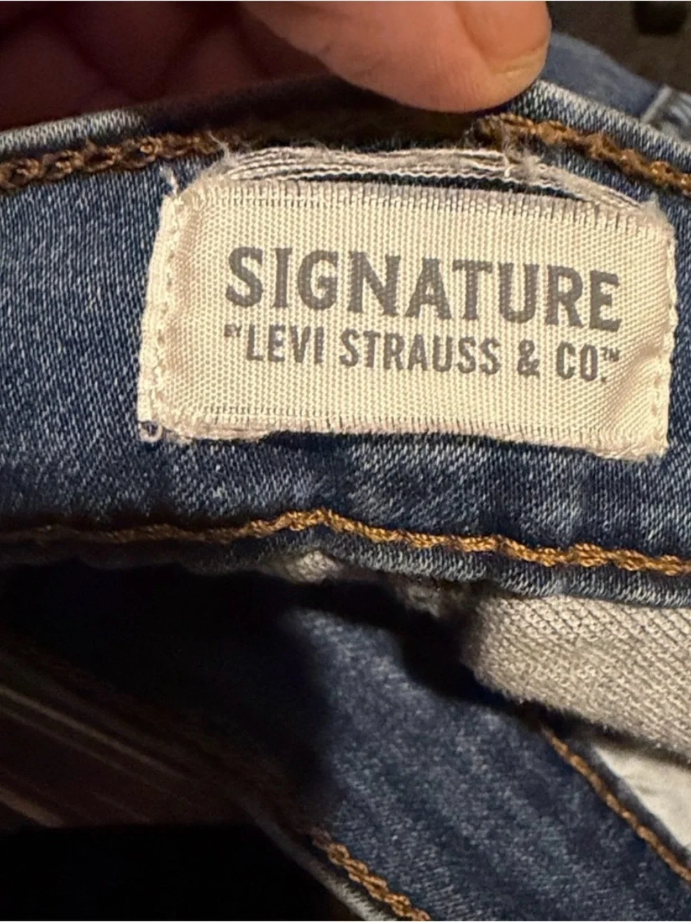 Signature by Levi Strauss & Co. Men's Straight Fit Blue Jeans | 36x30 👖